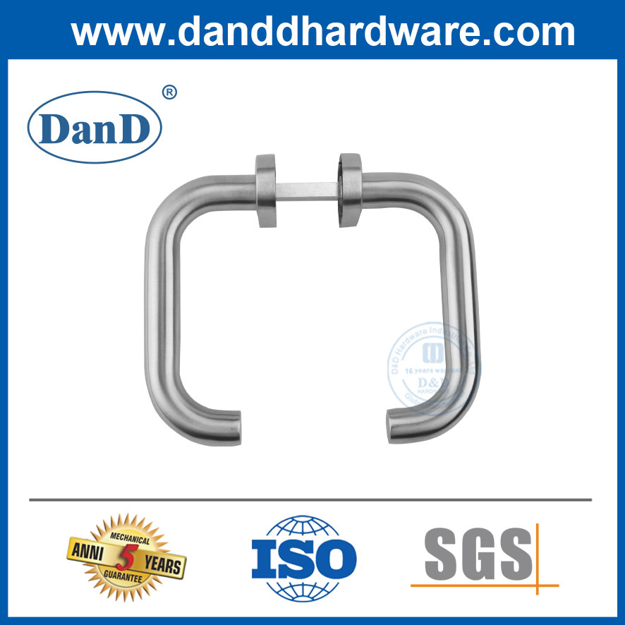 Aço inoxidável U Moda moderna da porta de moldura estreita alavanca de porta DDNH001