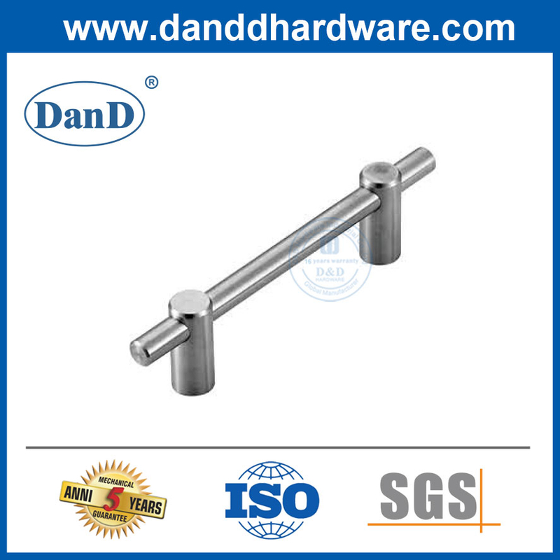 Mandilhas da porta do armário da cozinha Dreta de aço inoxidável gaveta Pulls-DDFH031