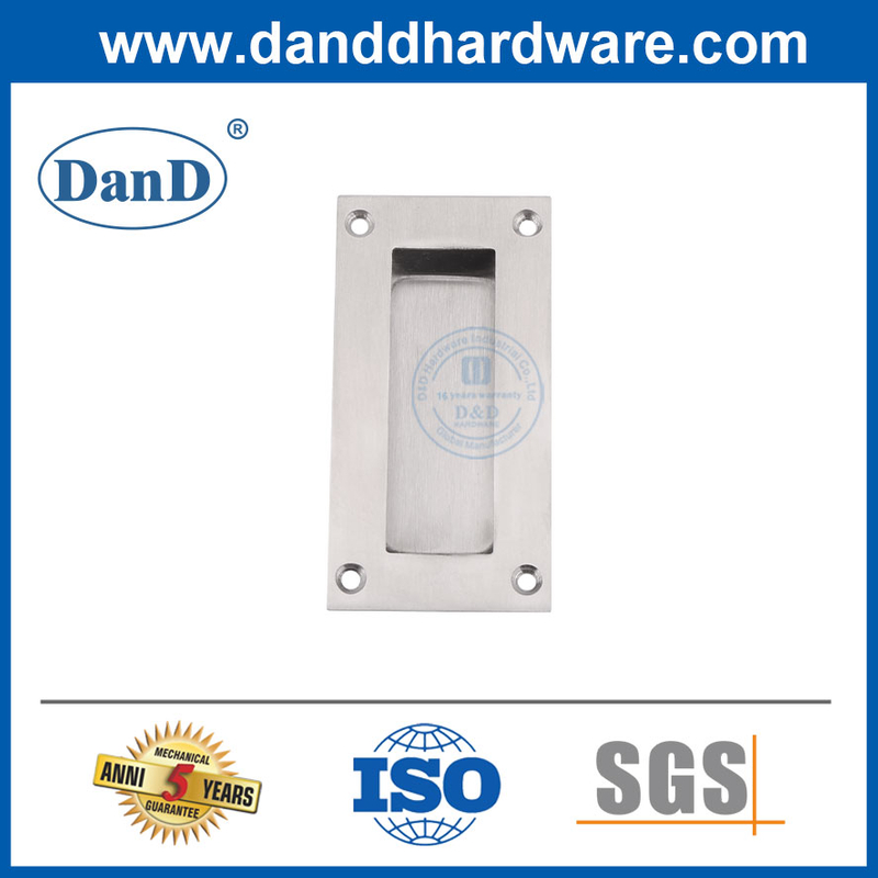 Móveis de porta deslizantes de aço inoxidável Hardware de hardware de descarga com parafuso-ddfh010