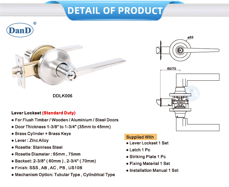 Conjunto de bloqueio da alavanca tubular 