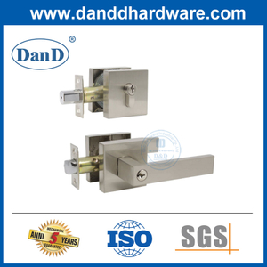 Cilindro de alavanca de porta de entrada com chave Melhores bloqueios para portas exteriores DDLK025