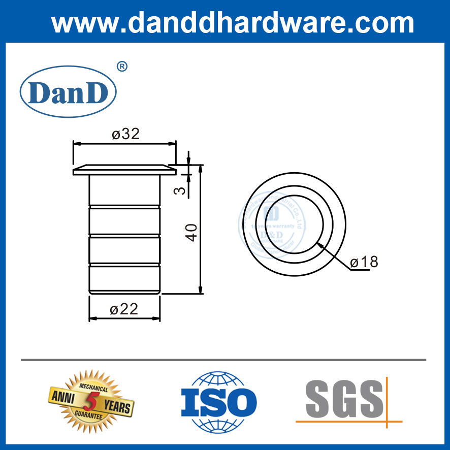 Prato de aço inoxidável prata greve para a prova de poeira para o Oriente Médio Market-DDDP007