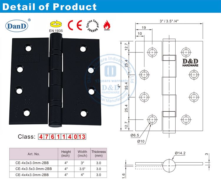 Dobradi&ccedil;a da porta preta