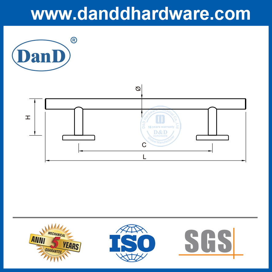 O armário de cozinha moderno lida com o armário de cozinha em aço inoxidável