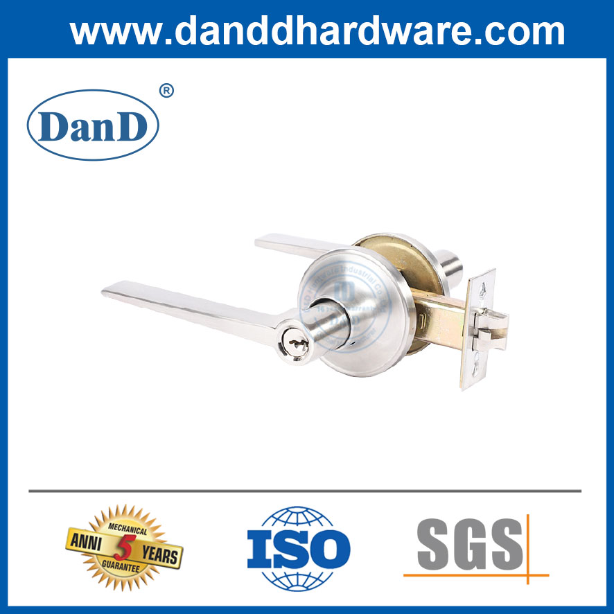 Fábrica de hardware de porta Locks de alavanca tubular para entrada de porta-ddlk006