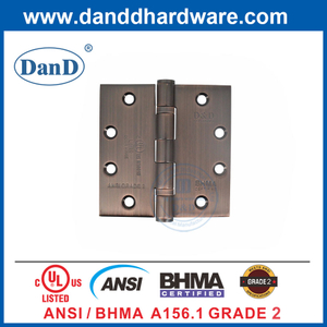 BHMA Grade 2 Copper Commercial Porta da frente SS Hinge-DDSS001-Ansi-2-4.5x4.5x3.4