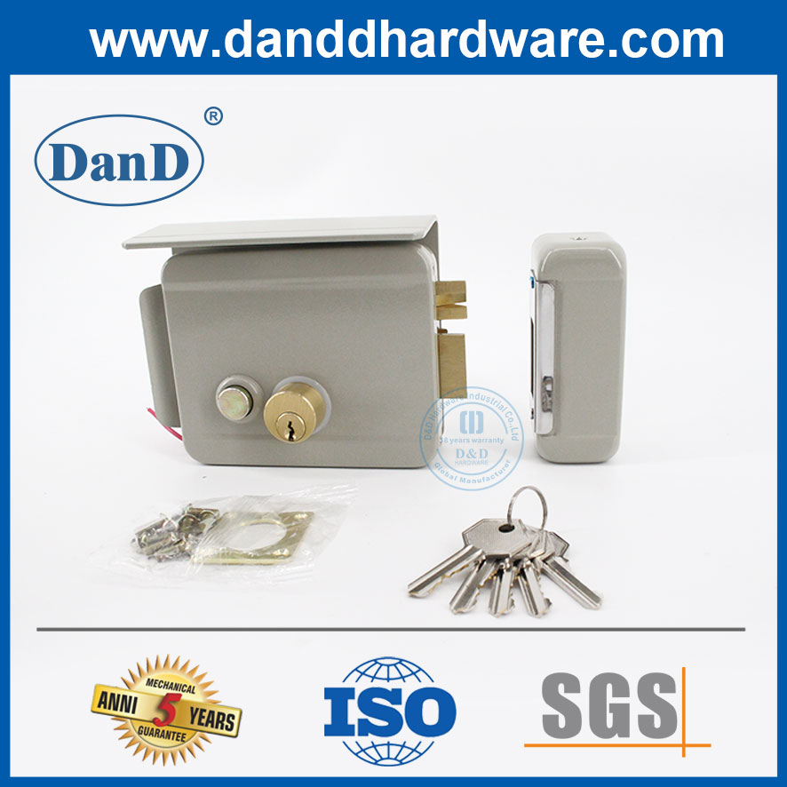 Segurança portão elétrica Lock Metal Metal Outdoor Bloqueio Fabricantes de trava-DDRL045