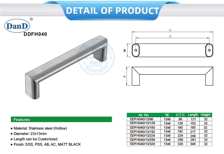 Hardware da cozinha puxa