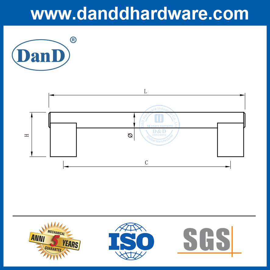 Armário de cozinha alças