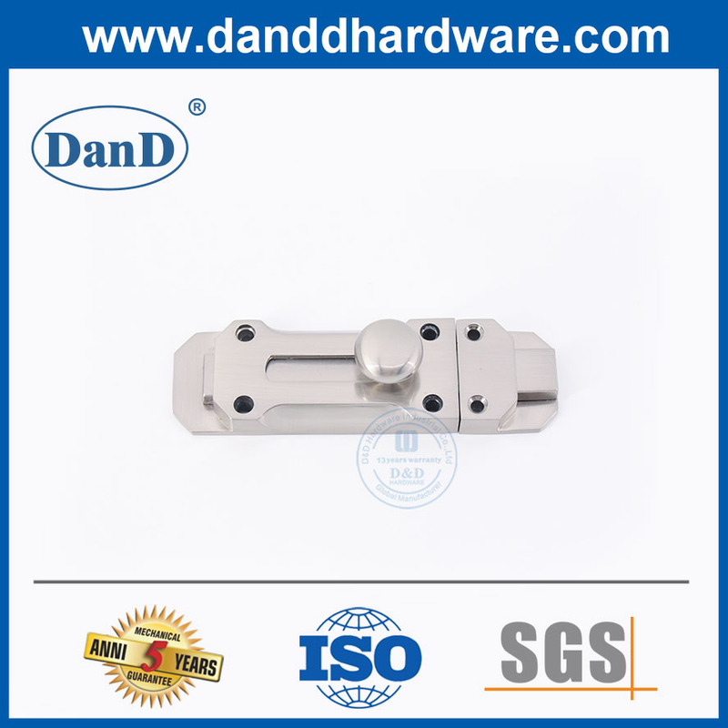 Liga de zinco cetim de níquel portão da porta parafusos parafusos de superfície da porta comercial -dddb025