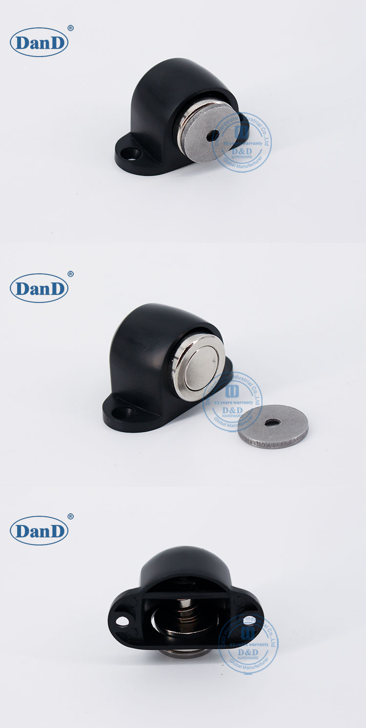 Pisada de porta montada no ch&atilde;o