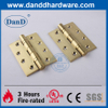 Aço inoxidável 304 Golden Full Mortise Fire Door Hinge-Ddss001-4x3x3