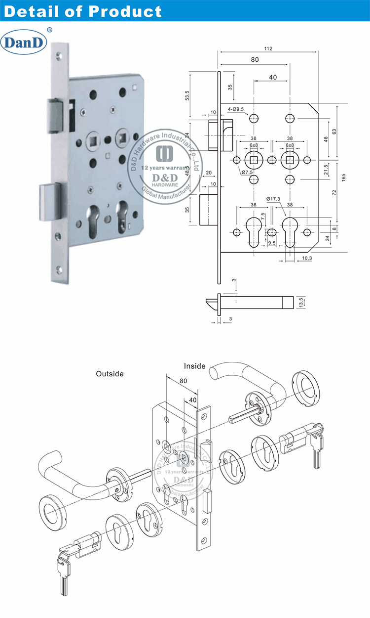 Hardware Lock-D de raio X