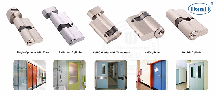 Como escolho o hardware do cilindro de bloqueio certo e D de bloqueio