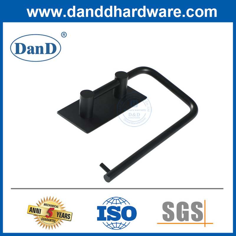 Ganchos de roupas ganchos de parede de chuveiro ganchos de casaco preto fosco para parede-ddtc017