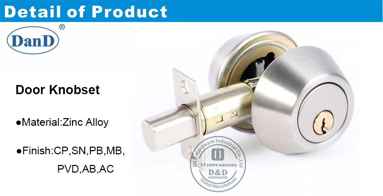 Entrada Lockset-DDLK023-D e D Hardware