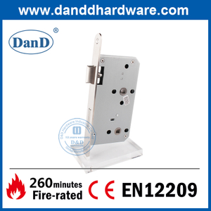 CE Incêndio Classificado Round Forend Mortise Lock para porta do banheiro-DDML012-6078