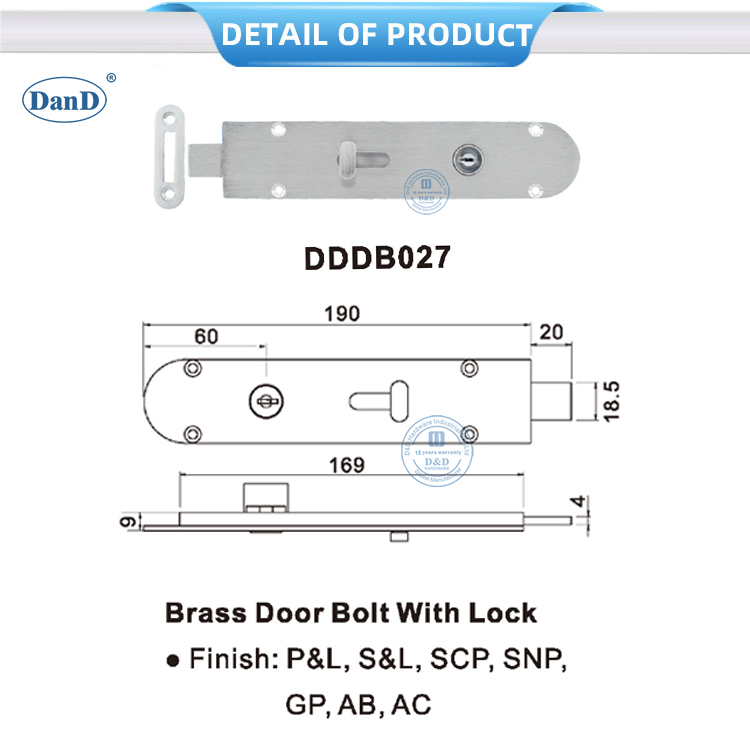 PARAFUSO DE TOLO DE LOCK