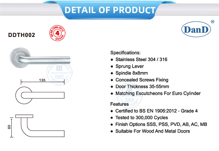 Alavanca da alavanca da porta