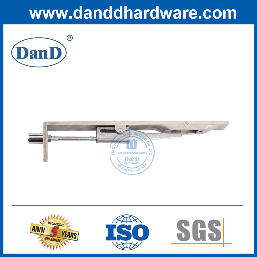 Parafuso de descarga para uso pesado de aço inoxidável para porta de madeira-ddb001
