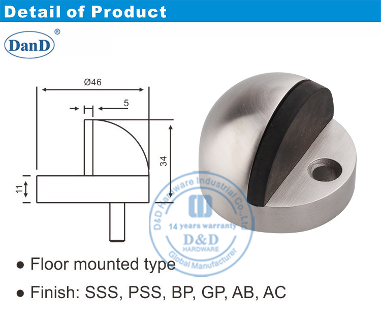 rolha de porta para piso