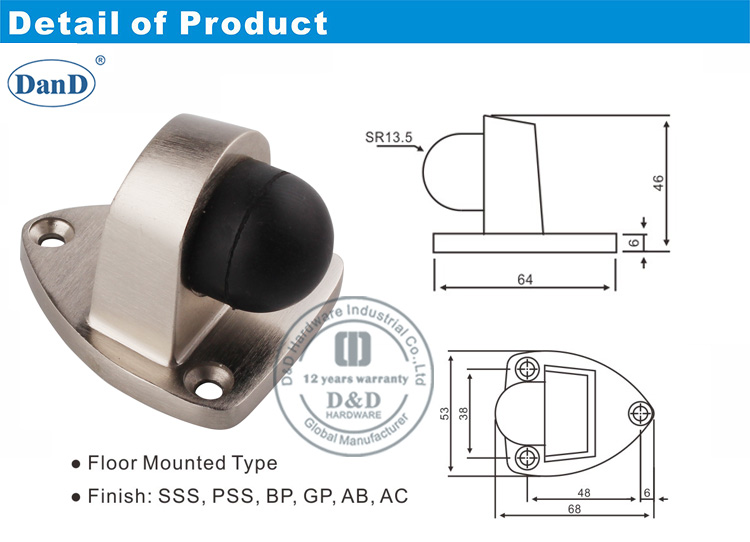 Hardware interno da porta Stop-D e D