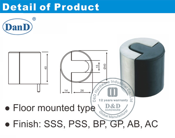 Tampa de porta de seguran&ccedil;a hardware D e D