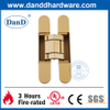 Alia de zinco 3D Golden Hidden Door Hing para porta de madeira-DDCH008-G80