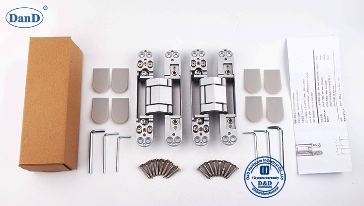 Silver Hoilt Duty Hidden Door Hinge-D e D Hardware-40kg