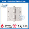 Aço inoxidável de 4 polegadas 304 dobradiça composta de incêndio com Certificação UL-DDSS001-FR-4x4x3