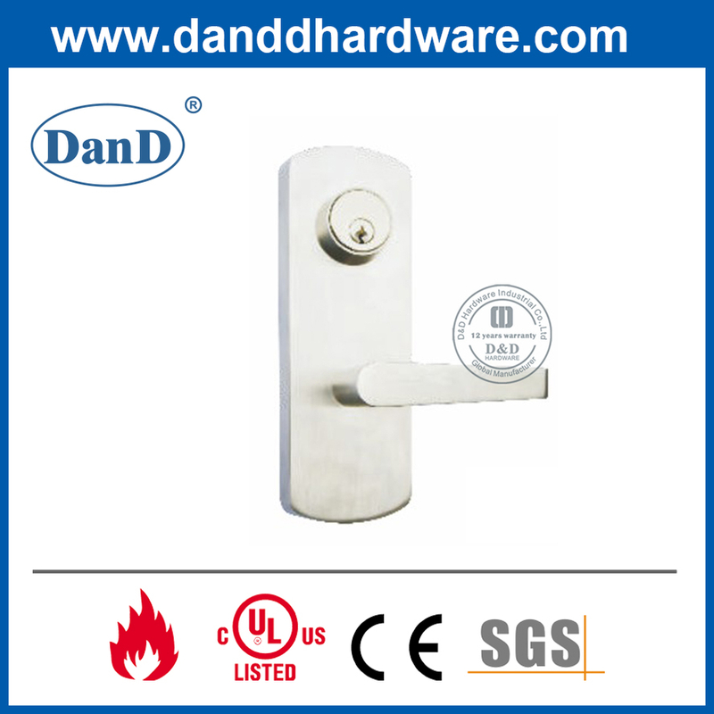 Aço Inoxidável 304 Alavanca de Alavanca de Escudo para Fogo Metal Door-DDPD018