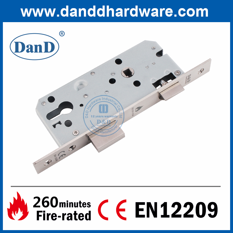 CE EN12209 EURO Incêndio classificado como porta de faixa Lock de porta comercial-ddml026