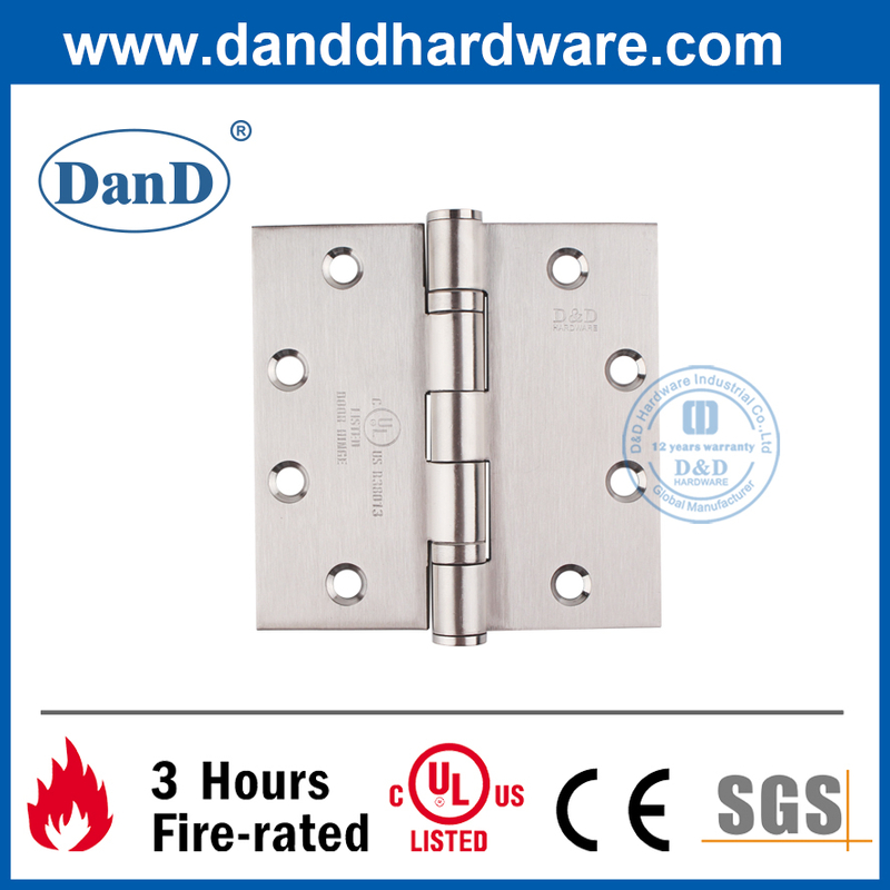 UL listado SS201 Melhor dobradiça da porta para porta de metal nominal –DDSSS002-FR-4.5X4.5x3