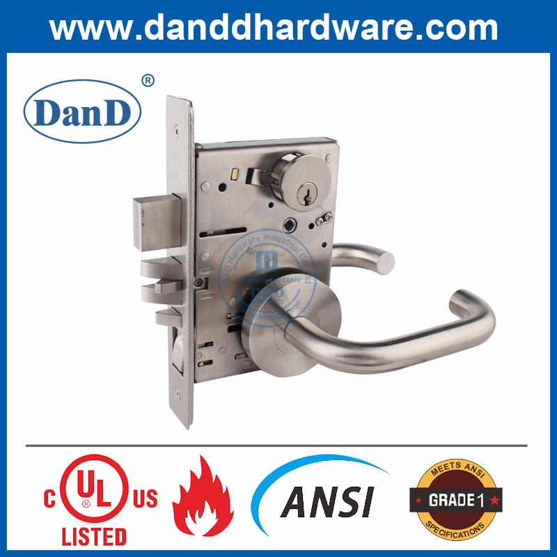 Aço inoxidável 304 alavanca de porta moderna pesada Handle-Ddah003