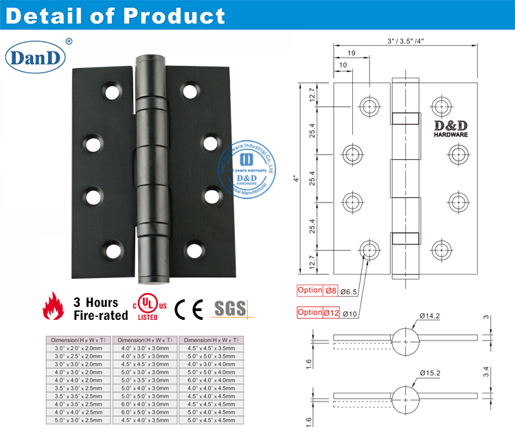 Porta preta de hardware de dobradi&ccedil;a e d