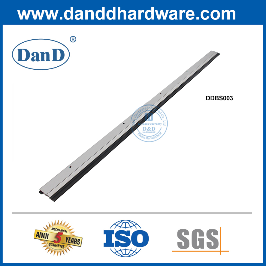 Vedação da porta Alumínio automático da porta de gota automática vedação de porta ajustável vedação-ddbs003