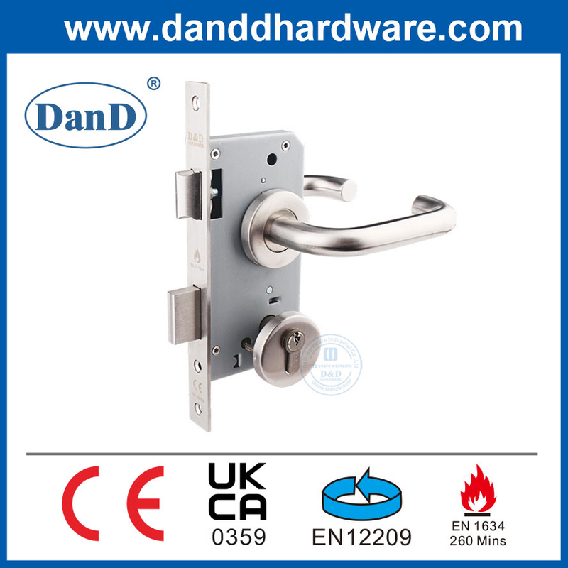 BS EN12209 Lock de hardware da porta da frente Conjunto de portas de mortise para o mercado europeu-DDML009-5572
