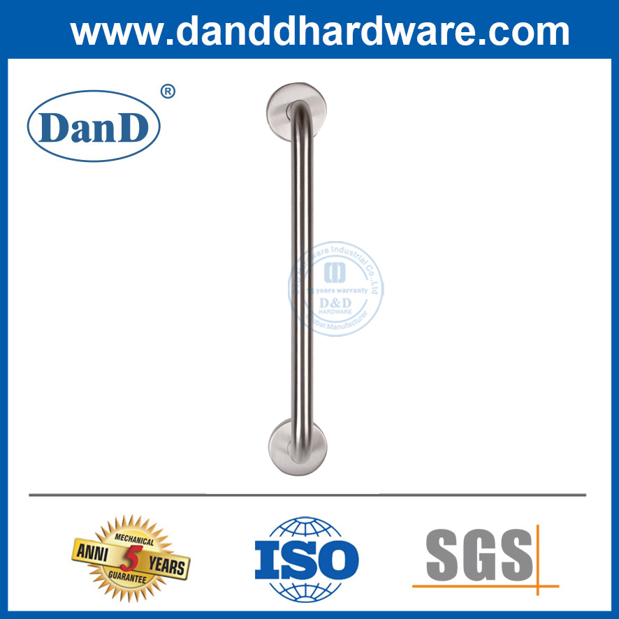 Manças de portas de vidro modernas portas de aço inoxidável lidado com puxão deslizante DDPH019