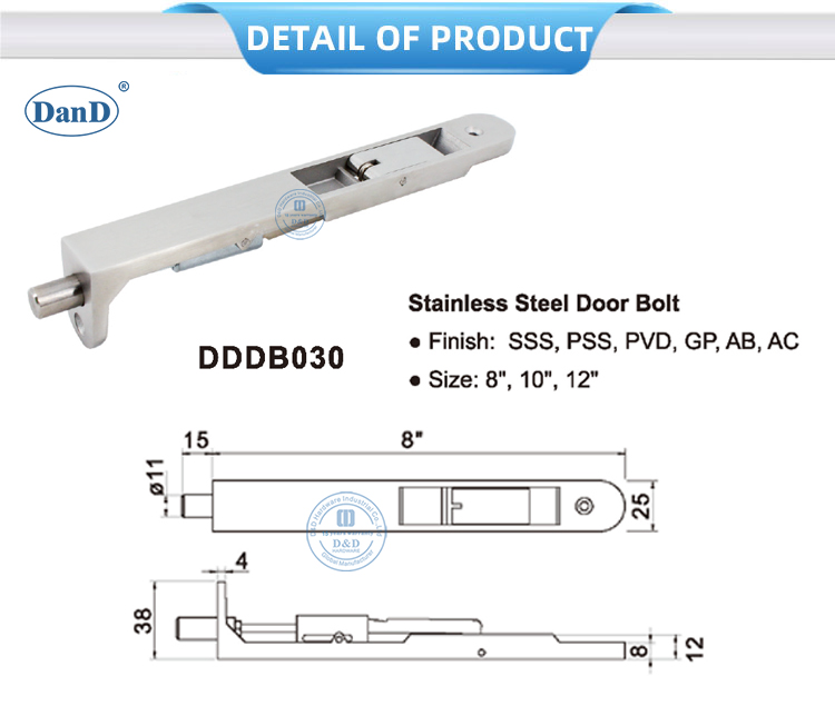 Parafuso de descarga escondido