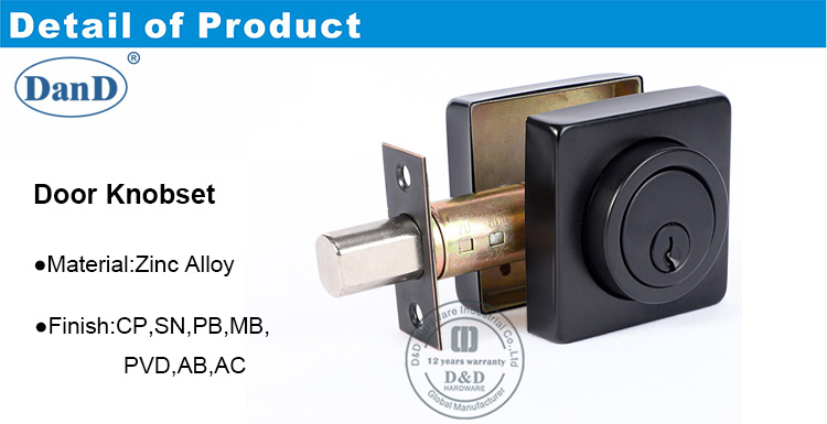 Hardware Deadbolt Lockset-DDLK020-D e D