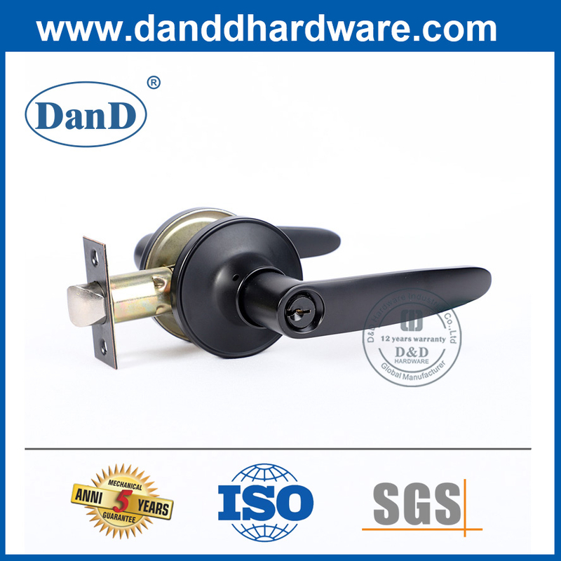 Liga de zinco Matte Preto Fechamento Casa De Madeira Conecto De Porta Conjunto-DDLK083