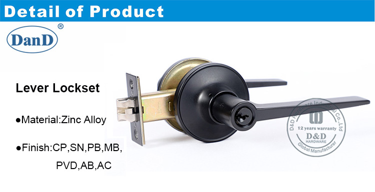 Alavanca Lockset-DDLK084-D e D Hardware