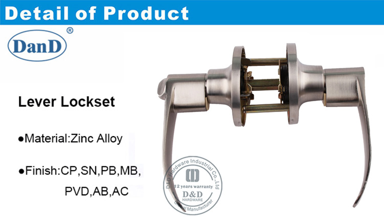 Lockset para hardware de passagem-ddlk097-d e d