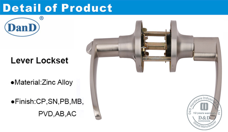 Passagem tubular knobset-ddlk093-d e d hardware