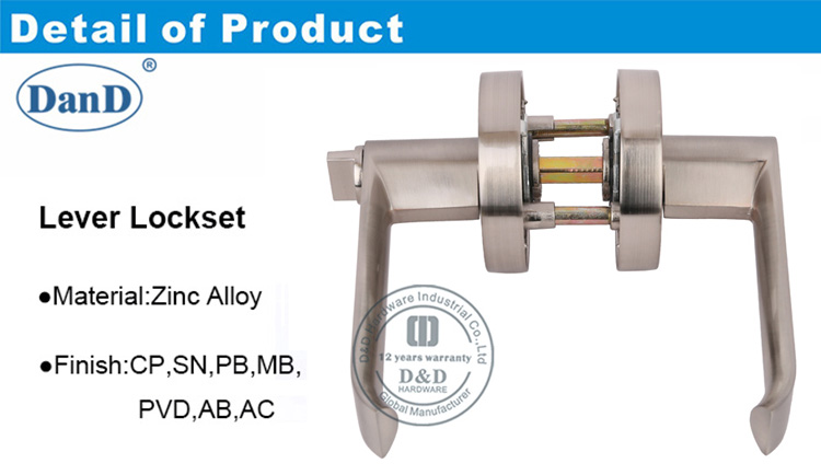 Alavanca tubular LOCK-DDLK092-D e D Hardware
