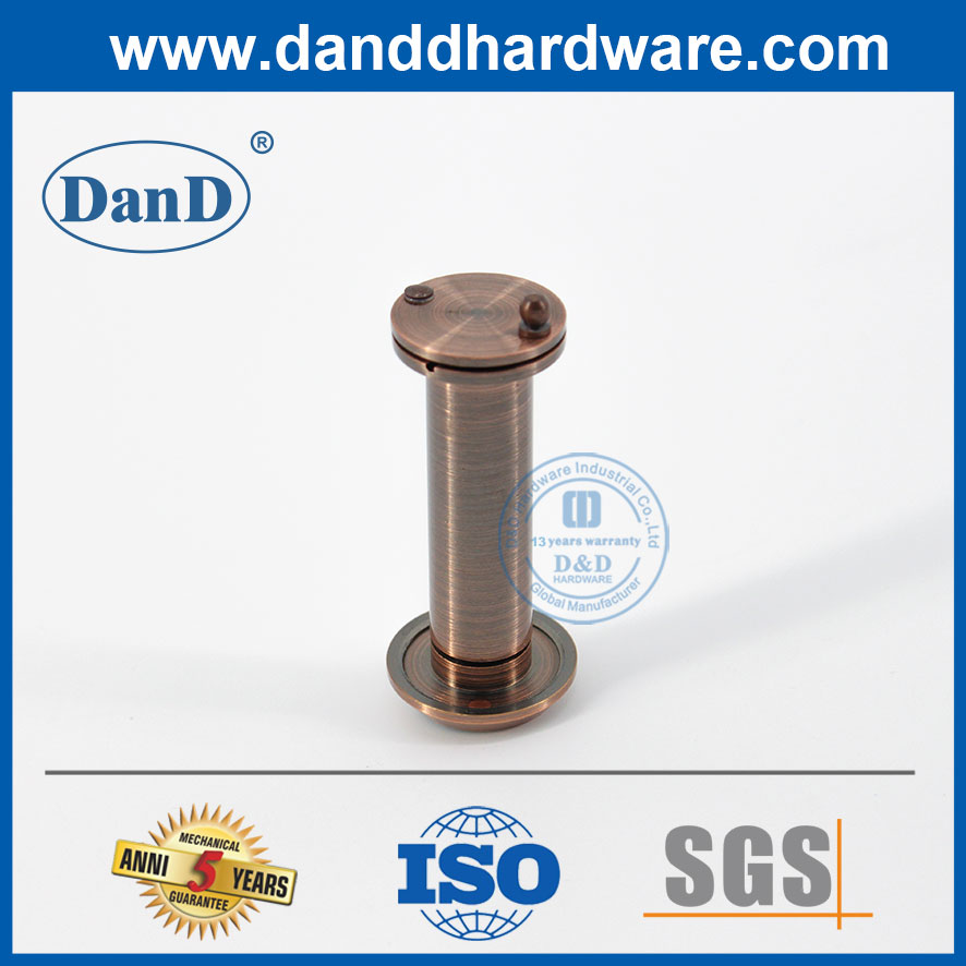 Antigo Peephole de porta de ampliação de cobre para hotel Building-DDDV002