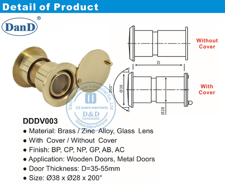 Vista para os olhos para a porta