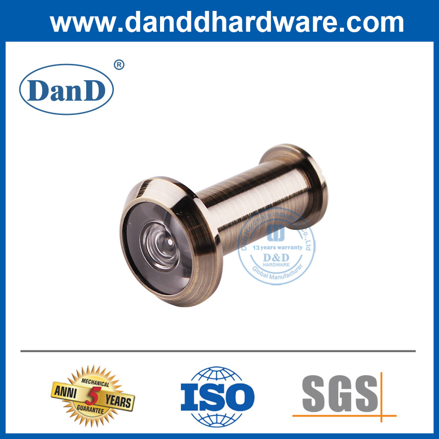 Visualizador de portas comerciais de bronze de 180 graus de 180 graus sem capa-dddv002