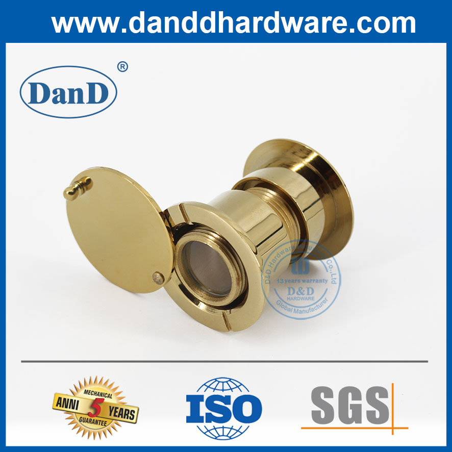 200 graus Golden Plated Angel Pegephole Porta Visualizador-DDDV003