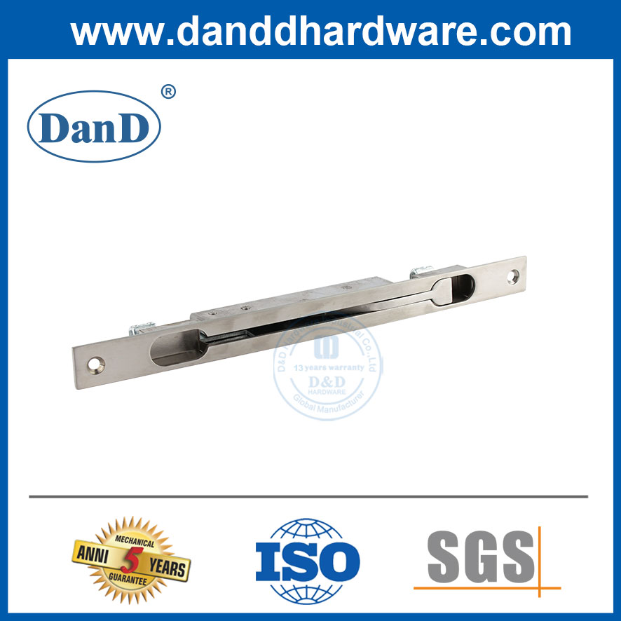 Bolsa de mola de ação dupla de aço inoxidável trava para porta de metal oca- dddb022-b